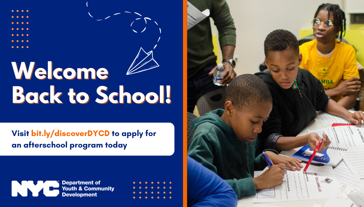 Apply to an Afterschool program near you
                                           