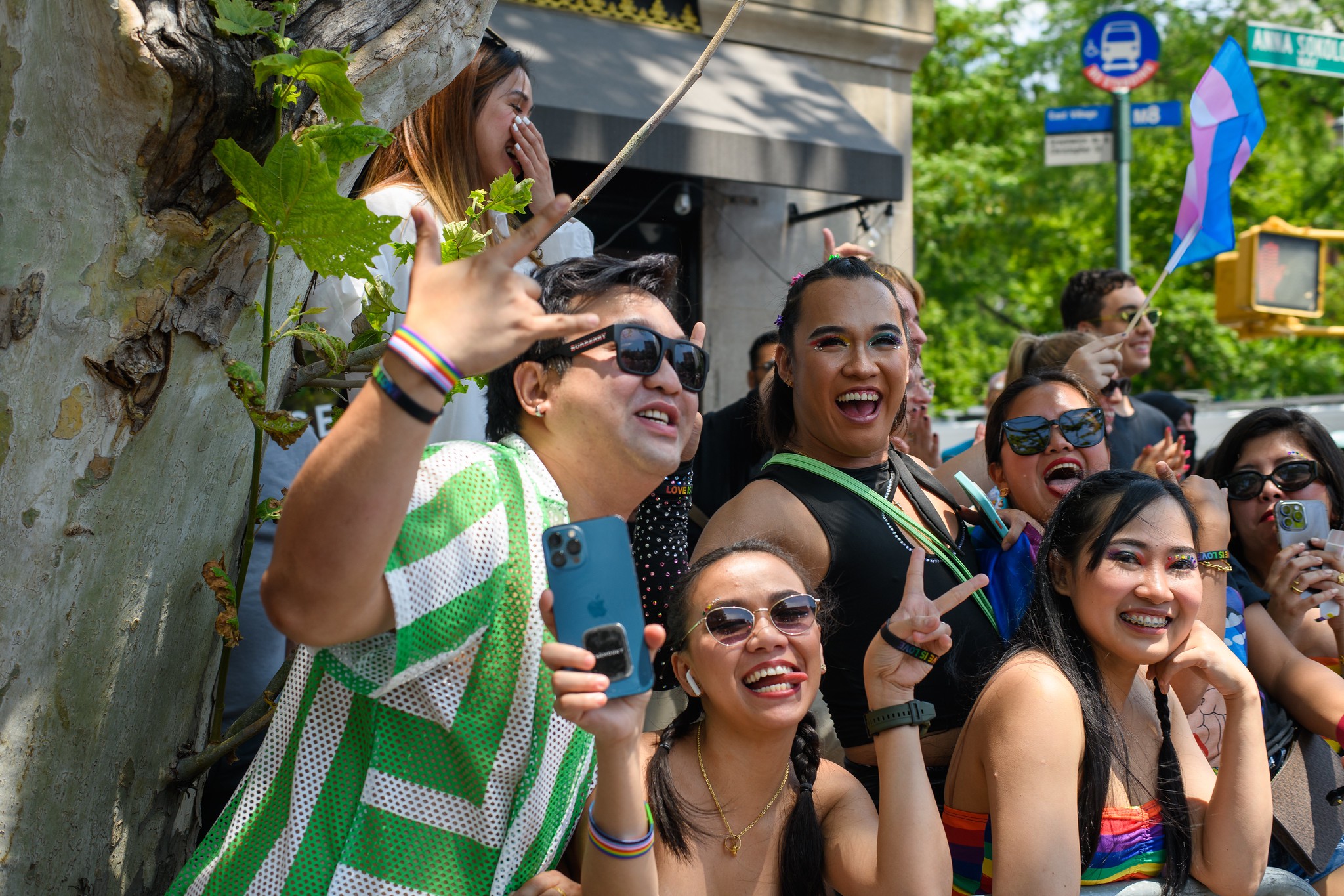 Midtown Pride attendees Celebrate. 