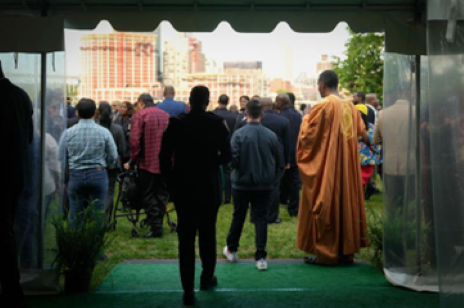 Attendees at the 2023 Juneteenth Event at Gracie Mansion.