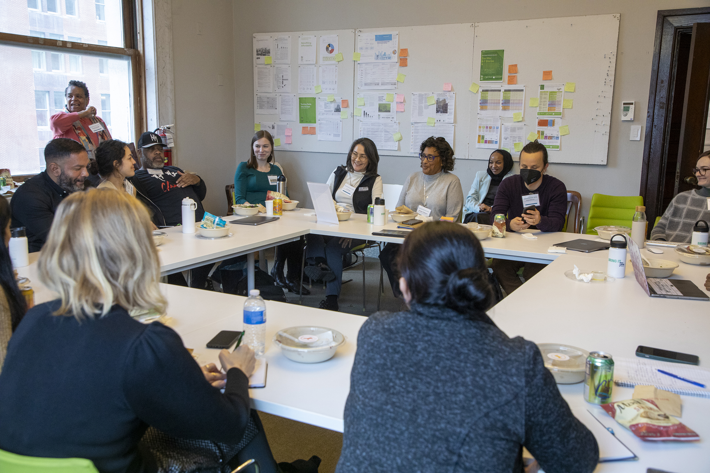 Participants engaged in robust discussion.