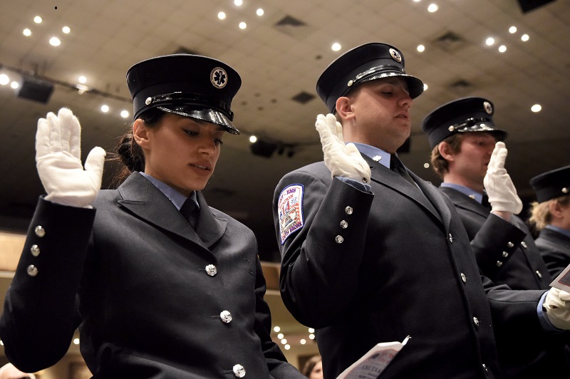 Fire Commissioner Nigro Presides over Paramedics Promotion Ceremony ...