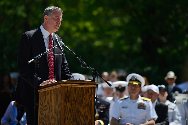 Transcript: Mayor de Blasio Speaks At Soldiers’ And Sailors’ Memorial ...