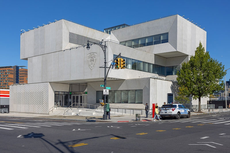 Exterior of the new 40th Precinct station house