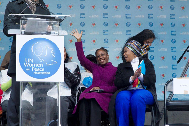 Chirlance McCray at the UN Women for Peace Association