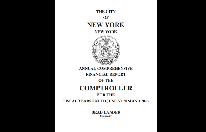 FY 2024 Annual Comprehensive Financial Report cover
                                           