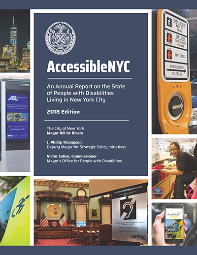 Cover of 2018 Accessible N Y C Report 