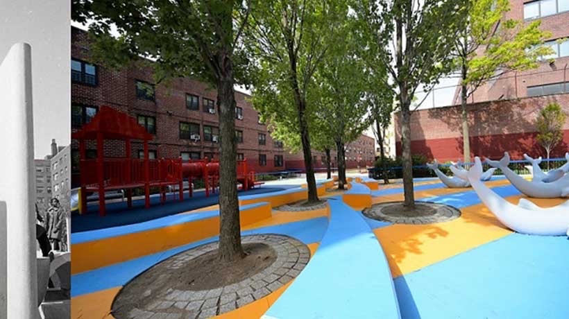 New Exhibit Traces Evolution of Open Spaces Across NYCHA Campuses
                                           