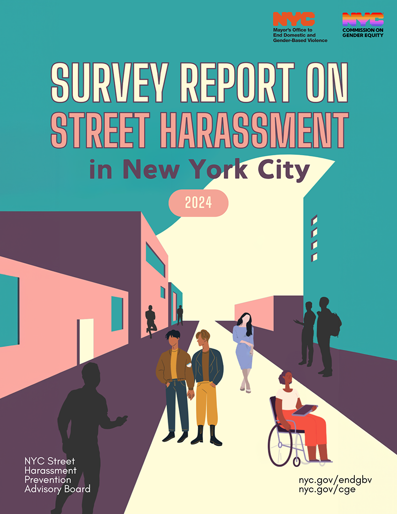 Cover of 2024 Survey Report on Street Harassment in New York City