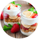 Homemade Granola and Yogurt Parfait