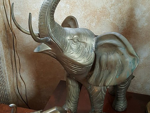 Elephant figurines