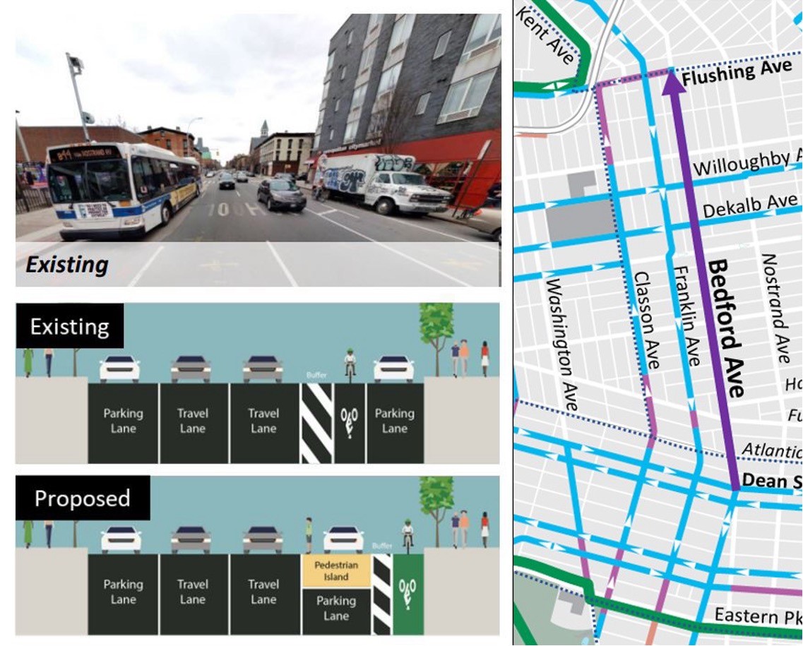 NYC DOT Announces Construction to Begin on Bedford Avenue Protected ...