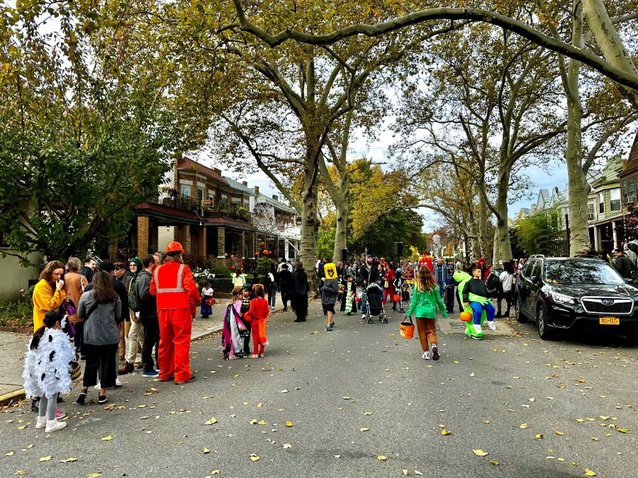 Photo of previous 'Trick-or-Streets' celebration in Brooklyn.